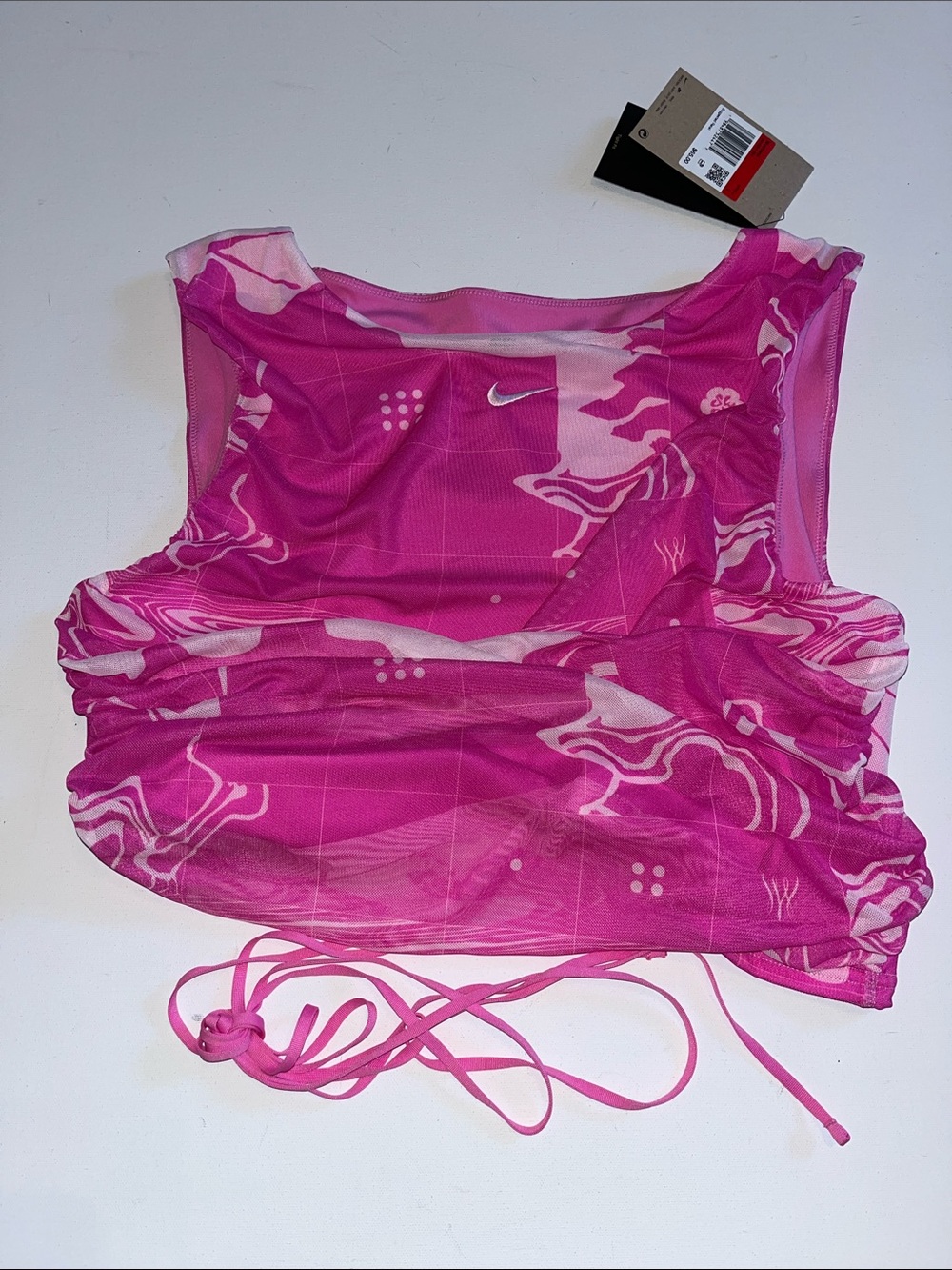 Nike Tank Top Serena Williams Design Crop Shirt  HM4954 Pink open back $65